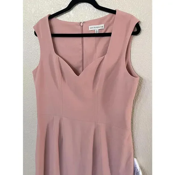 New Dress The Population Elle Sheath Dress In Blush Size XL $168 - Picture 6 of 10